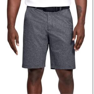 NWT Under Armour HeatGear 10” Men's Size 36 Heather Gray Golf Shorts